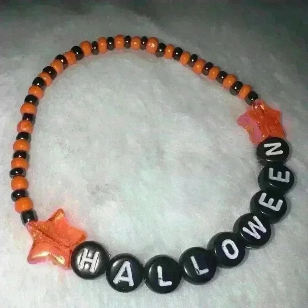 Halloween Themed Friendship Bracelet - Picture 2 of 5